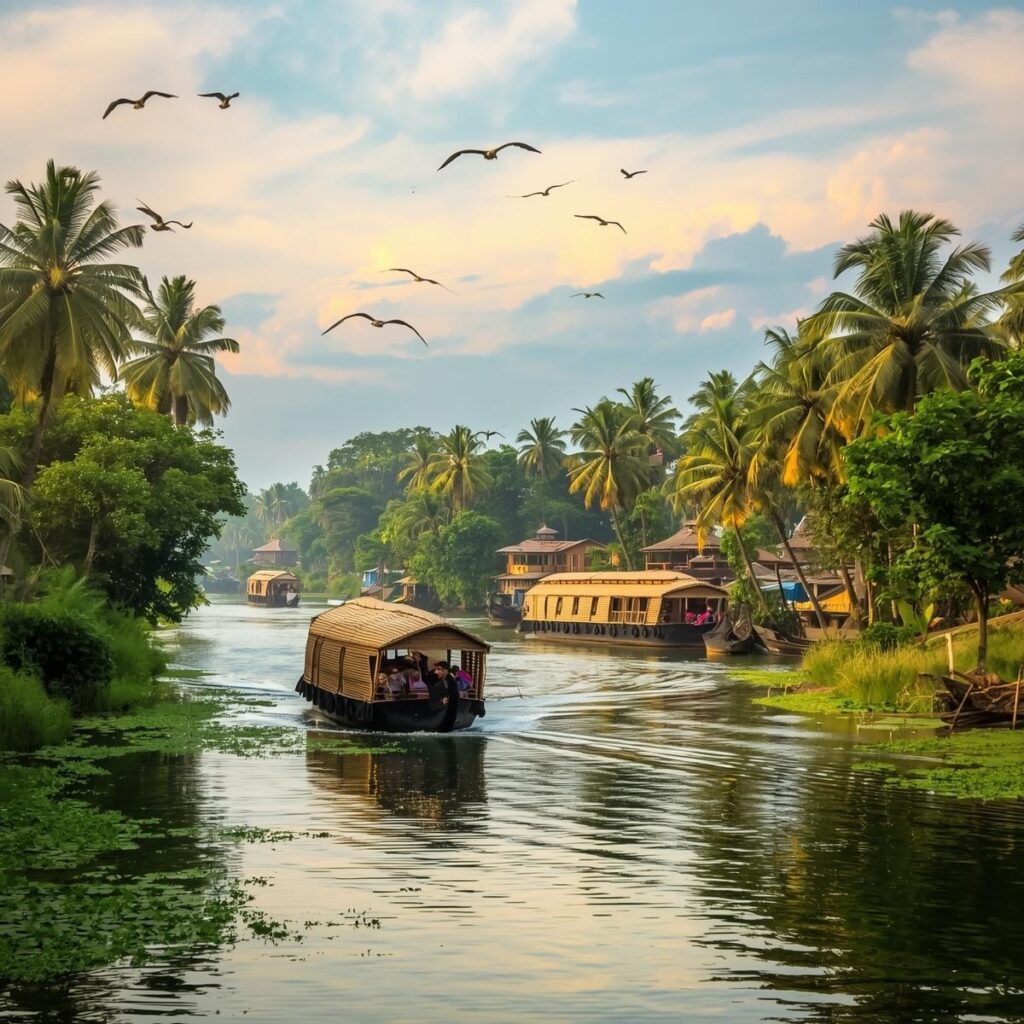 kerala houseboat cruises alleppey