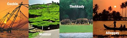 Package Cochin Munnar Thekkady Alleppey