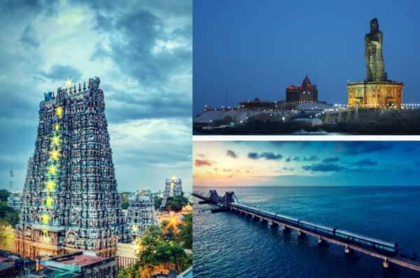 Package madurai rameshwaram kanyakumari tours